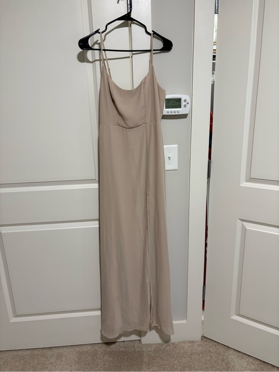 Birdy Grey Dresses & Skirts - Birdy Grey Neutral Taupe Maxi Slip Dress